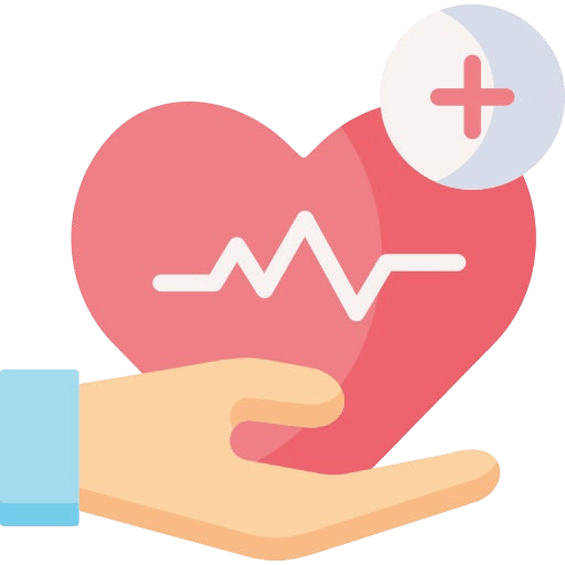 Heart in hand icon representing HSE commitment